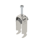 OBO BETTERMANN - Staffa reggicavo 2056 doppia 16-22mm Acciaio INOX A2 1.4301 non trattato ulteriore trattamento BS-H2-K-22 A2.