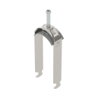 OBO BETTERMANN - Staffa reggicavo 2056 doppia 52-58mm Acciaio INOX A2 1.4301 non trattato ulteriore trattamento STAFFA REGGICAVO BS-H2-K-58 A2