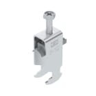 OBO BETTERMANN - Staffa reggicavo doppia in alluminio per cavi da 8 a 12mm BS-H2-K-12 ALU 2056.