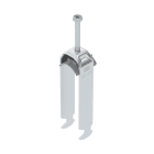 OBO BETTERMANN - Staffa reggicavo 2056 tripla 22-28mm in Alluminio per fissaggio cavi BS-H3-K-28.