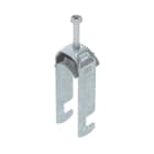 OBO BETTERMANN - Staffa reggicavo BS-F2-K-28 FT 2056 doppia 22-28mm Acciaio zincato caldo immersione.
