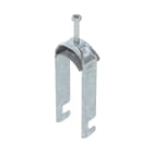 OBO BETTERMANN - Staffa reggicavo 2056 doppia 34-40mm in acciaio zincato a caldo per immersione FT BS-F2-K-40.