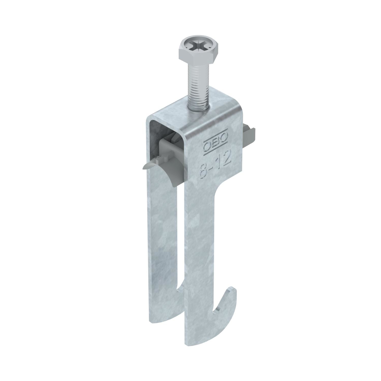 OBO BETTERMANN - Staffa reggicavo zincata a caldo per immersione 2056 08-12mm BS-W1-K-12 FT.