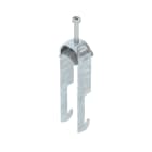 OBO BETTERMANN - Staffa reggicavo 2056 doppia 22-28mm in acciaio zincato a caldo per immersione.
