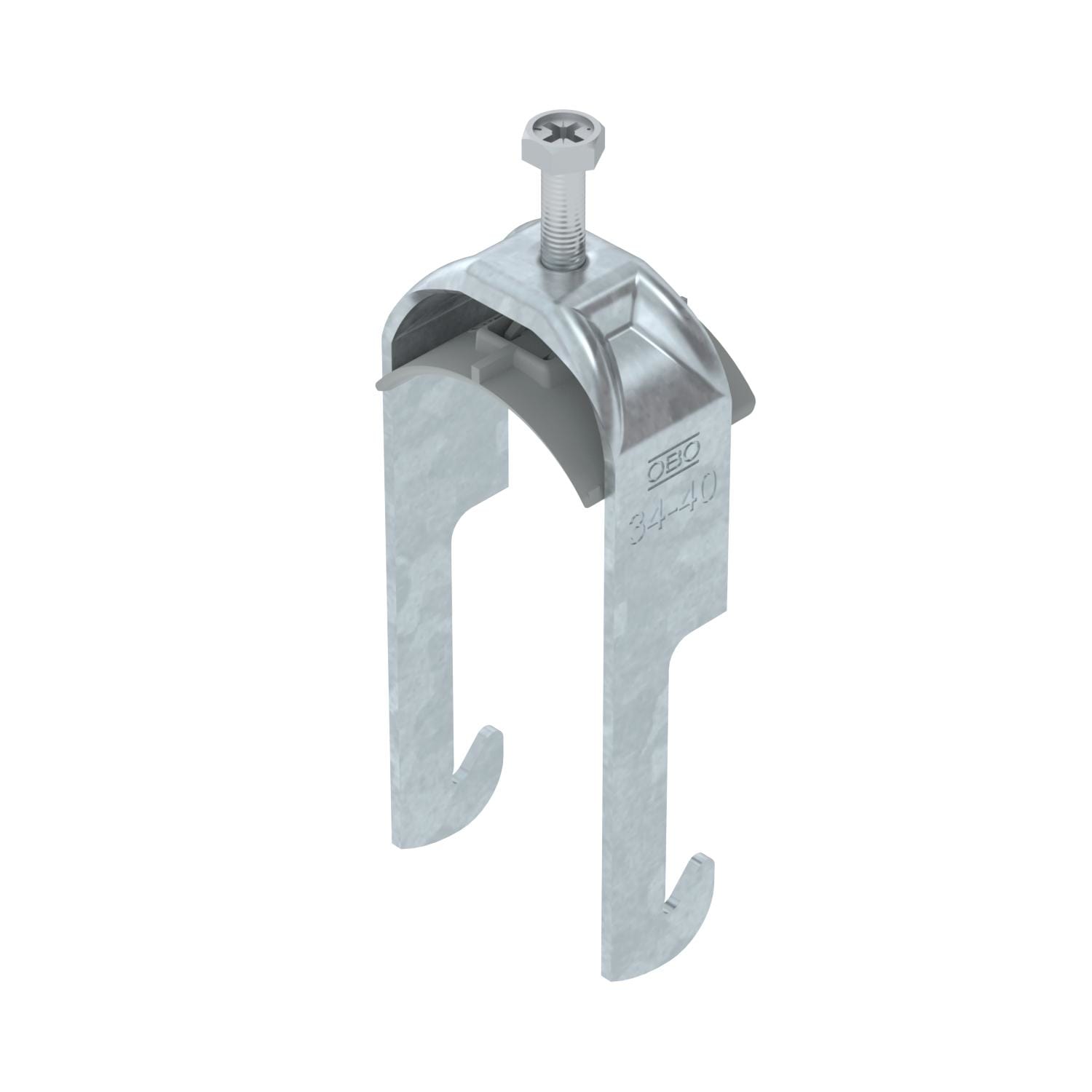 OBO BETTERMANN - Staffa reggicavo 2056 34-40mm acciaio zincato caldo immersione FT BS-W1-K-40.