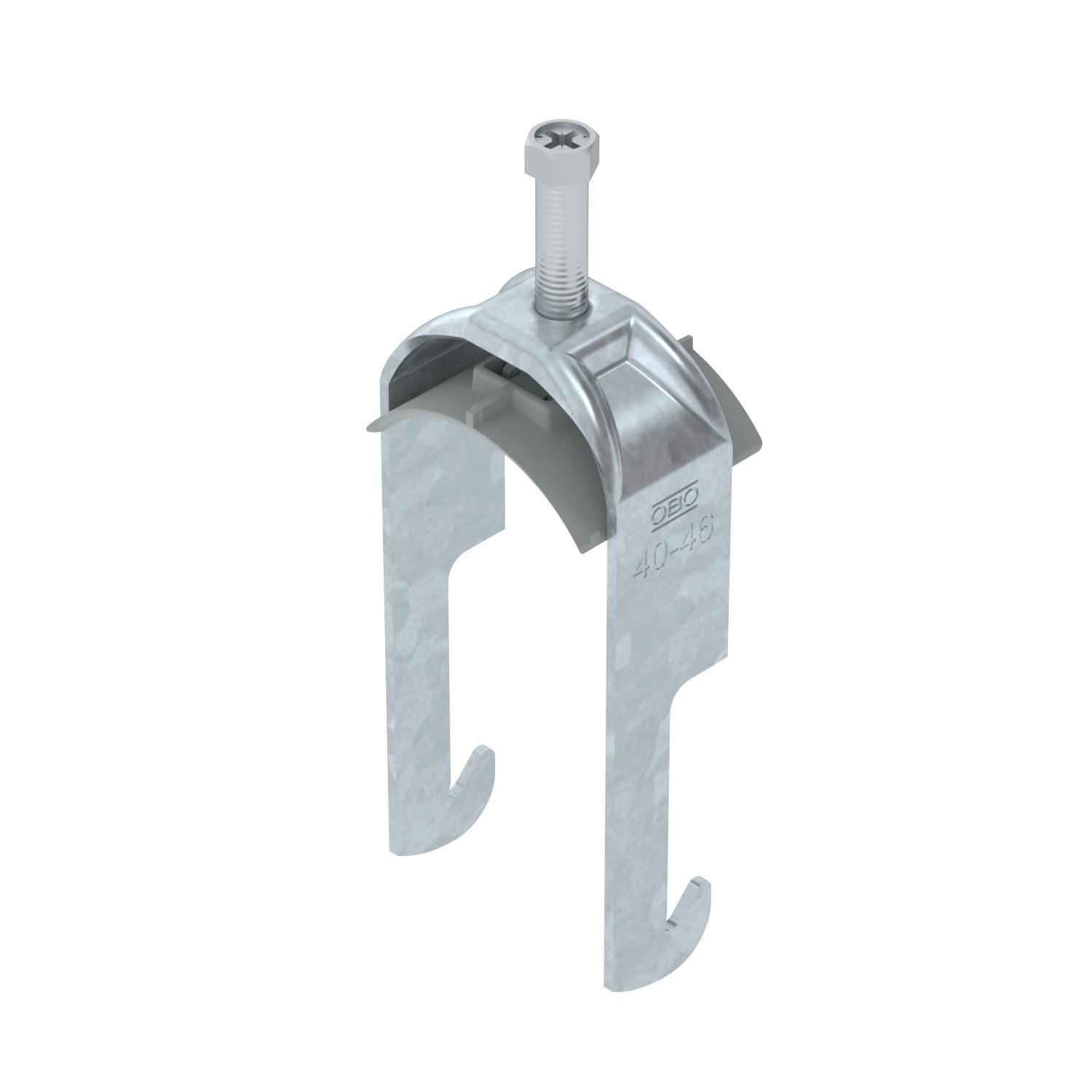 OBO BETTERMANN - Staffa reggicavo 2056 40-46mm acciaio zincato caldo immersione FT BS-W1-K-46.