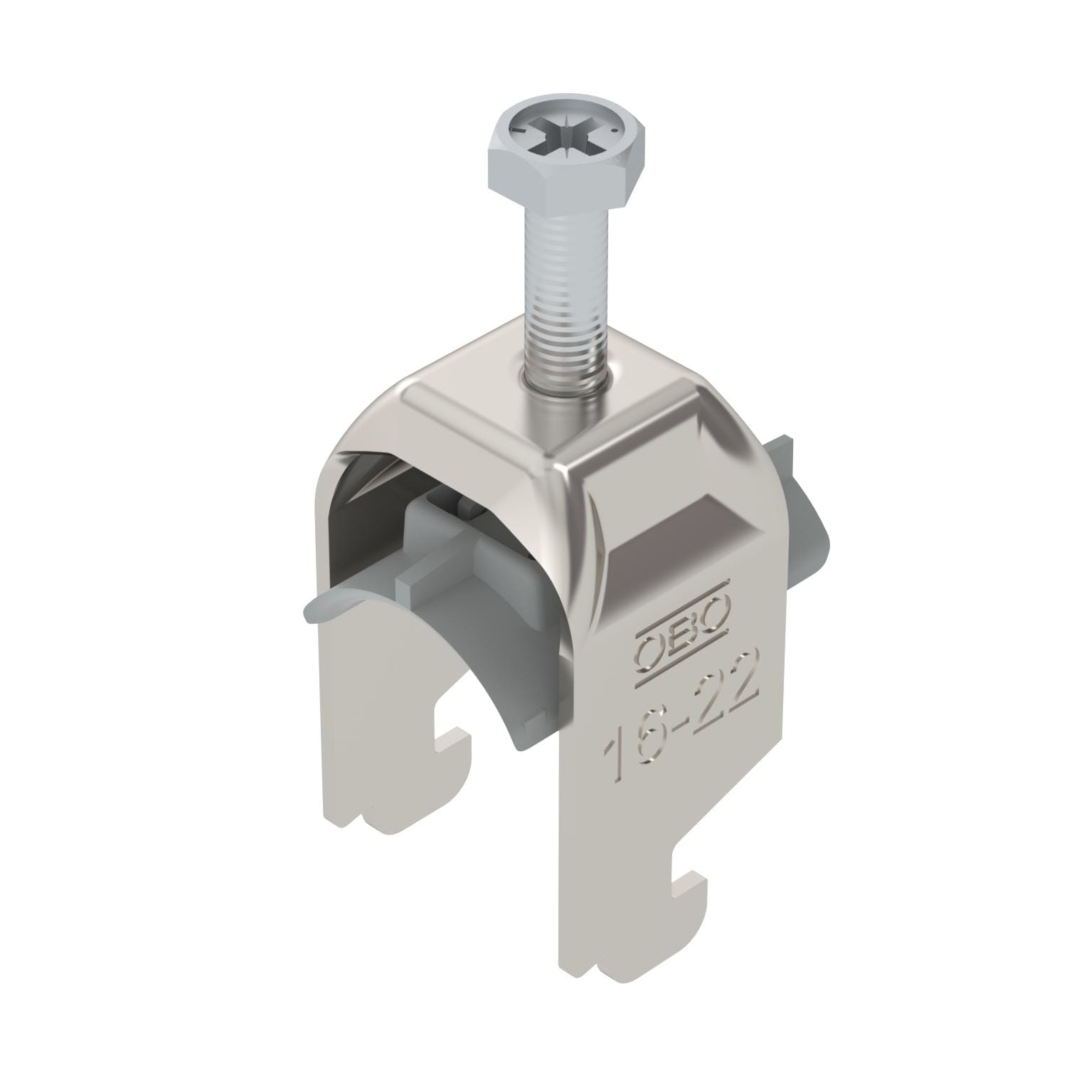OBO BETTERMANN - Staffa reggicavo BS-N1-K-22 A2 2056 16-22mm Acciaio, INOX 1.4301 non trattato, ulteriore trattamento.