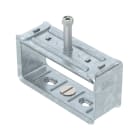 OBO BETTERMANN - Staffa reggicavo 40x100mm in acciaio zincato a caldo per immersione 2056 B.