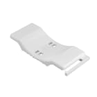 OBO BETTERMANN - 2058uw 90 lgr controcoppa di metallo combinabile con doppia asola 82-90mm polipropilene grigio chiaro ral 7035.