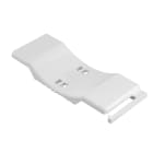 OBO BETTERMANN - 2058uw 100 lgr controcoppa di metallo combinabile con doppia asola 90-100mm polipropilene grigio chiaro ral 7035.