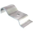 OBO BETTERMANN - Collare di fissaggio con linguetta, esecuzione pesante 22mm in acciaio zincato grigio pietra RAL 7030.