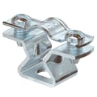 OBO BETTERMANN - Collare distanziatore con asola 10-12mm in acciaio zincato a caldo per immersione, ASL 733 12 FT.