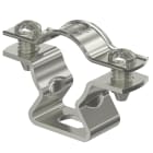 OBO BETTERMANN - Collare distanziatore con asola 17-20mm in acciaio inox A4 1.4571, ASL 733 20 A4.