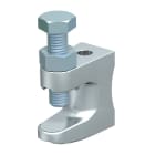 OBO BETTERMANN - Clip profilato FL 1 TG con foro di fissaggio da 0 a 17mm in fuso temprato.