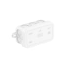 OBO BETTERMANN - Scatola di derivazione 80x43x34 polietilene bianco RAL 9010 HF RW. 2000005