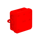 OBO BETTERMANN - Scatola di derivazione 75x75x36 in polietilene rosso.