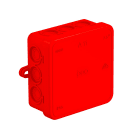 OBO BETTERMANN - Scatola di derivazione 85x85x40 in polietilene rosso.