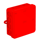 OBO BETTERMANN - Scatola di derivazione 100x100x38 in polietilene rosso.