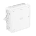 OBO BETTERMANN - Scatola di derivazione 100x100x38 in Polietilene bianco RAL 9010 HF RW.