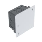OBO BETTERMANN - Scatola derivazione UV 80 nero da incasso 80x80x45 in polistirolo.