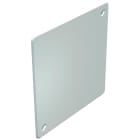 OBO BETTERMANN - Coperchio UV 80 D sottotraccia 97x97x1,5 in Polistirolo bianco.