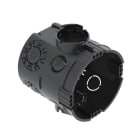 OBO BETTERMANN - Scatola da incasso UP Ø60mm, H66mm in polipropilene Jet black.
