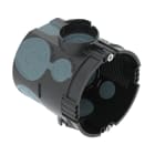 OBO BETTERMANN - Scatola cartongesso UP UG 66-GS-L con viti, ermetico Ø60mm, H66mm Polypropylen / Thermoplastisches Elastomer deep black / blue grey. 2003709