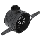 OBO BETTERMANN - Scatola cartongesso UP con fibbia Ø60mm, H46mm Polipropilene Jet black.