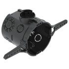OBO BETTERMANN - Scatola da incasso UP con fibbia Ø60mm, H66mm in polipropilene Jet black.