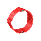 OBO BETTERMANN - Anello compensazione UP per scatole cartongesso Ø60mm, H24mm in Polistirolo Signal red.