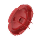 OBO BETTERMANN - Coperchio di protezione ZU 60-SD per scatole cartongesso Ø60mm in polietilene rosso segnalazione.