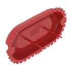 OBO BETTERMANN - Coperchio protezione ZU 30-SDW per scatole cartongesso 65x35mm Polietilene Signal red.