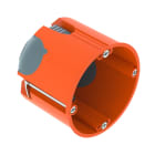 OBO BETTERMANN - Scatola cartongesso HW ermetica Ø68mm, H61mm Polypropylen / Thermoplastisches Elastomer arancione / grigio. 2003808