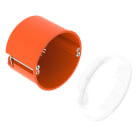 OBO BETTERMANN - Scatola cartongesso HW per CEE/PERILEX, sigillatura Ã˜74mm, H61mm Polipropilene arancio.