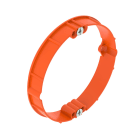 OBO BETTERMANN - Anello di compensazione HW per scatola ad incasso Ø68mm, H10mm polipropilene arancio.