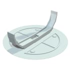 OBO BETTERMANN - Coperchio a molla UV 80 FD sottotraccia Ã˜95mm in Polistirolo bianco.