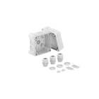 OBO BETTERMANN - Scatola di derivazione con VM 3xV-TEC e 3x116 95x95x72 in policarbonato grigio chiaro RAL 7035.