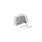 OBO BETTERMANN - Scatola di derivazione 95x95x72 in Policarbonato grigio chiaro RAL 7035 con morsettiera.
