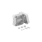 OBO BETTERMANN - Scatola di derivazione 114x114x78 Policarbonato grigio chiaro RAL 7035 con morsettiera.