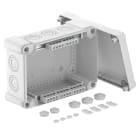 OBO BETTERMANN - Scatola di derivazione 286x202x125 con morsettiera in Policarbonato grigio chiaro RAL 7035.