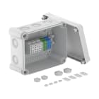 OBO BETTERMANN - Scatola di derivazione 240x191x125 Policarbonato grigio chiaro RAL 7035 Terminale linea principale x16 H35 GNP5 LGR.