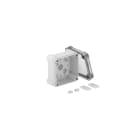 OBO BETTERMANN - Scatola derivazione 95x95x60 con coperchio trasparente in Policarbonato grigio.