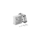OBO BETTERMANN - Scatola derivazione con coperchio trasparente 95x95x72 in Policarbonato grigio/trasparente.