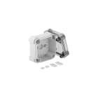 OBO BETTERMANN - Scatola derivazione con coperchio trasparente 114x114x78 in Policarbonato grigio/trasparente.
