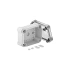 OBO BETTERMANN - Scatola derivazione coperchio trasparente 150x116x86 Policarbonato grigio trasparente.