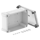 OBO BETTERMANN - Scatola derivazione coperchio trasparente 286x202x125 Policarbonato grigio trasparente.