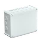 OBO BETTERMANN - Scatola di derivazione 240x190x95 Polipropilene rinforzato fibra vetro grigio chiaro RAL 7035 passacavi.