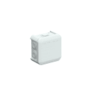 OBO BETTERMANN - Scatola di derivazione 90x90x52 Polipropilene grigio chiaro RAL 7035 con passacavi T40F.
