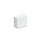 OBO BETTERMANN - Scatola di derivazione 90x90x52 Polipropilene bianco RAL 9010 con passacavi.