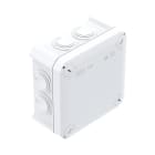 OBO BETTERMANN - Scatola di derivazione 114x114x57 Polipropilene bianco RAL 9010 con passacavi.
